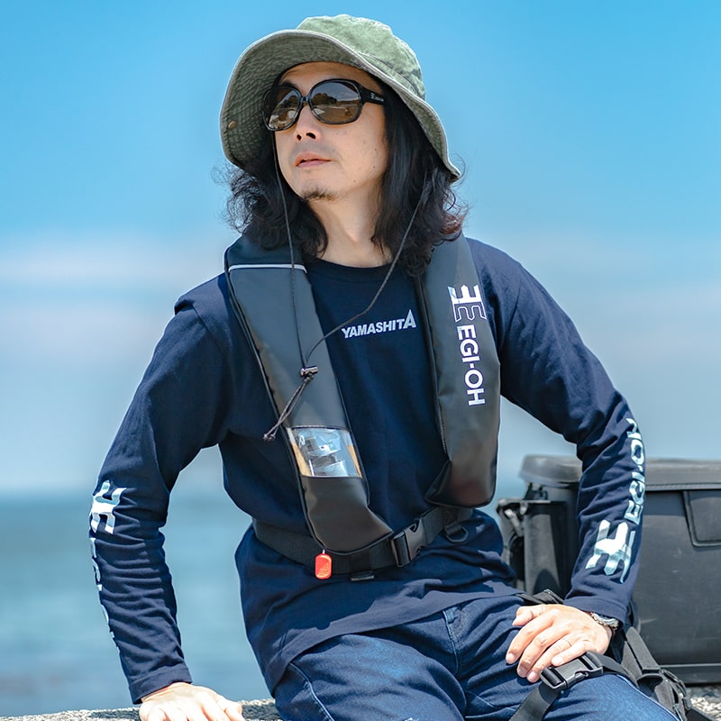 EGI-OH ライフジャケット 肩掛 ELJ-2620 | ヤマシタとマリアが運営する「エギング専門」と「青物ルアー専門」の釣り用品オンラインストア