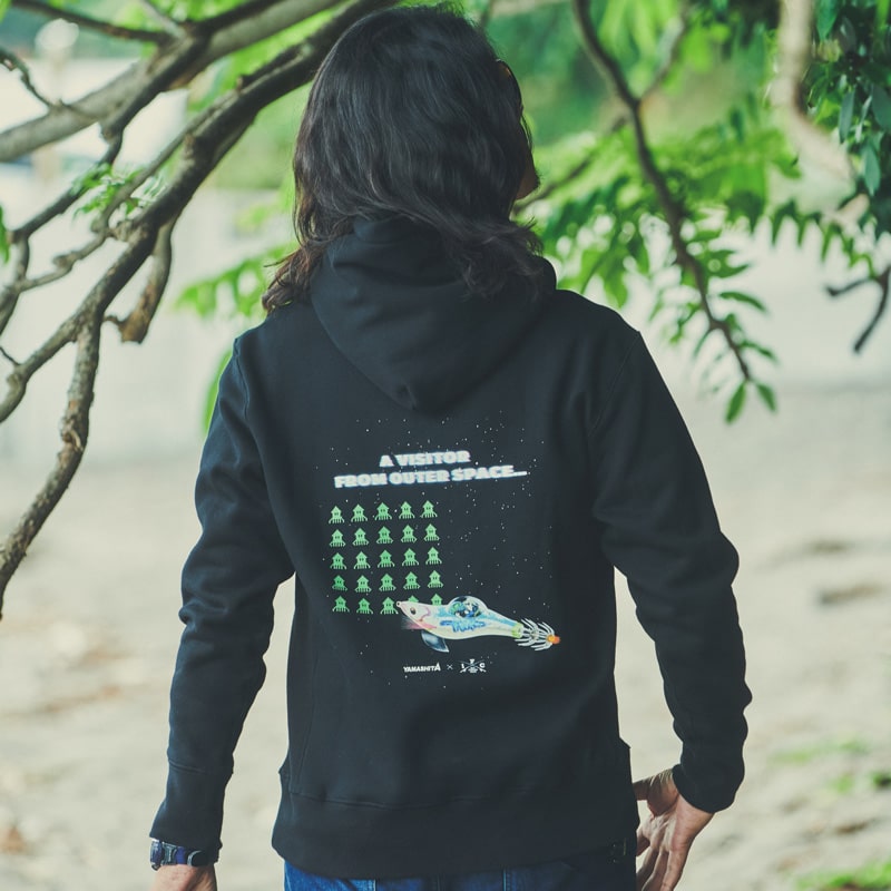 YAMASHITA × I.F.C OUTER SPACE HOODI　XL YAMASHITA × I.F.C OUTER SPACE HOODIE（Mサイズご当選者決済専用