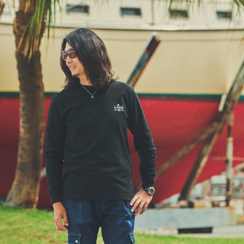 限定 YAMASHITA x I.F.C AORI COSMIC ロンT 限定 YAMASHITA x I.F.C AORI COSMIC ロンT IRIE FISHING CLUB